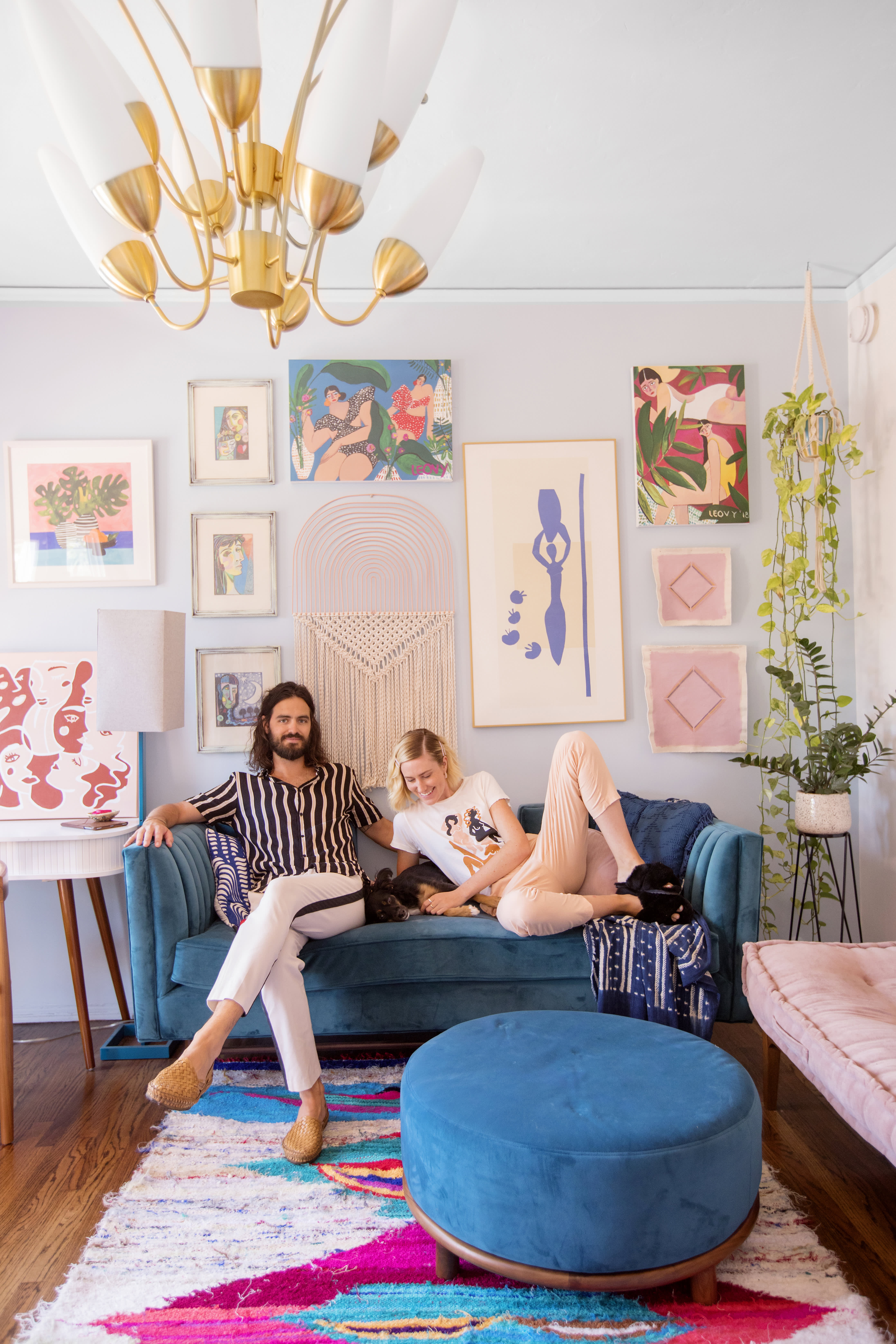 Dazey LA Fashion Brand Colorful House Tour | Apartment Therapy